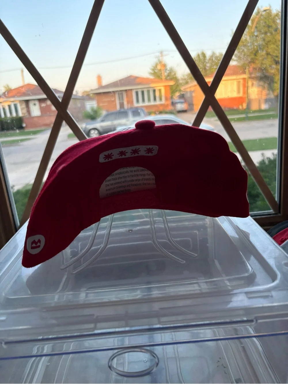 Chicago Bulls Red White Snapback Hat